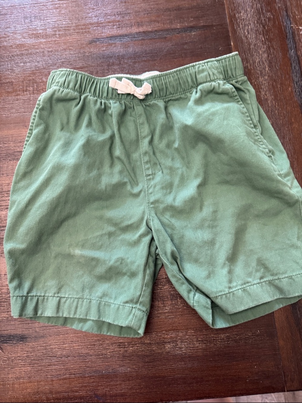 Crewcuts Olive Green Cotton Pull-On Shorts